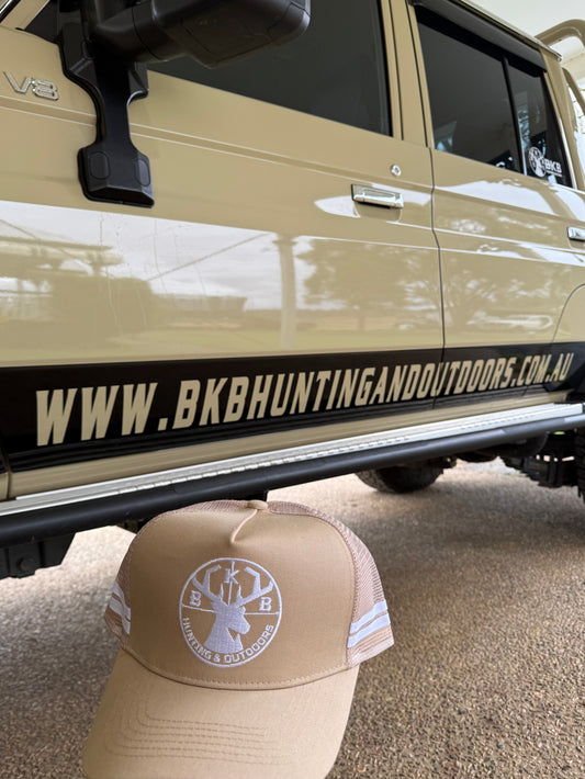 Beige BKB Trucker Cap